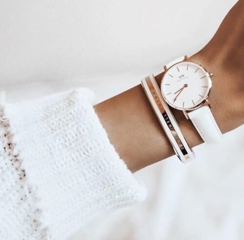 DW Rosegold White Bracelet