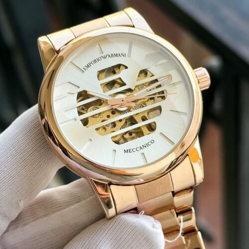 Emporio Armani Meccanico Gold