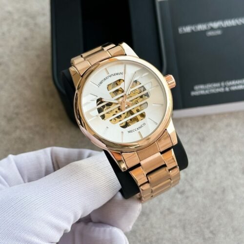 Emporio Armani Meccanico Gold