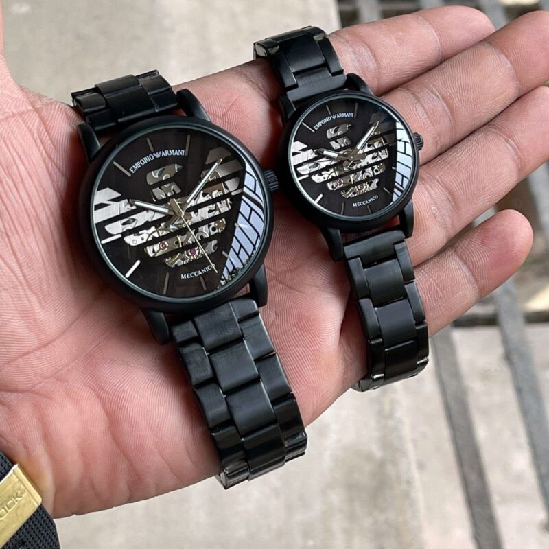 Armani Meccanico Matt Black Couples