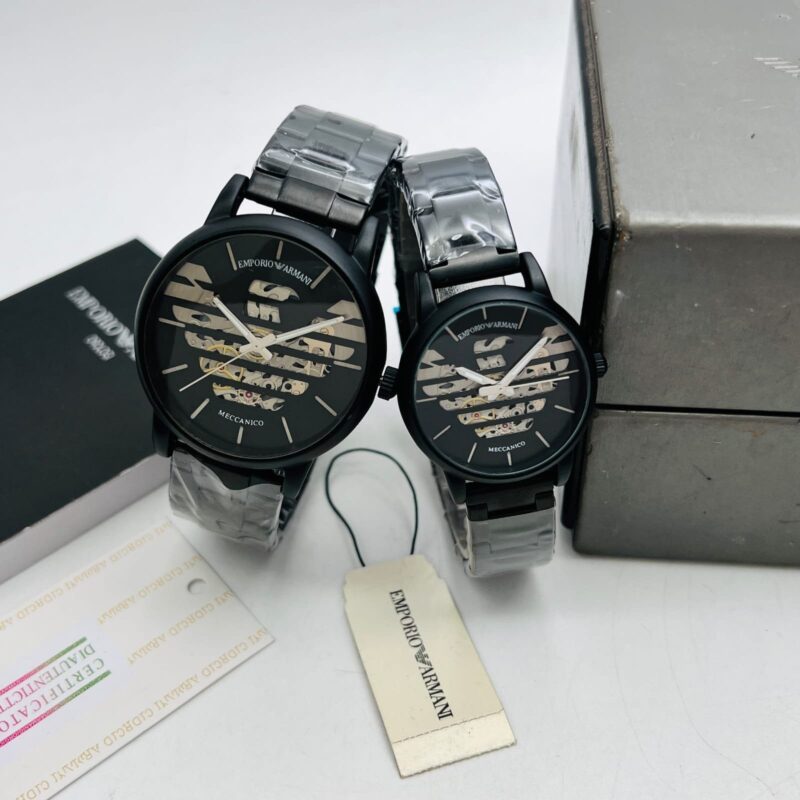 Armani Meccanico Matt Black Couples