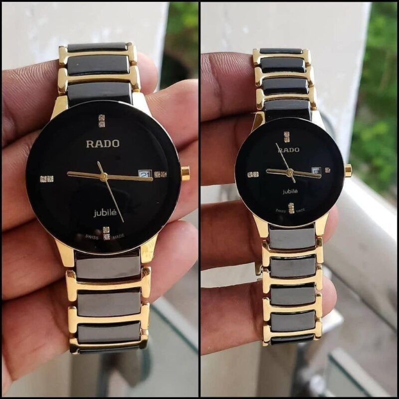 Rado Jubile Black & Gold Couple