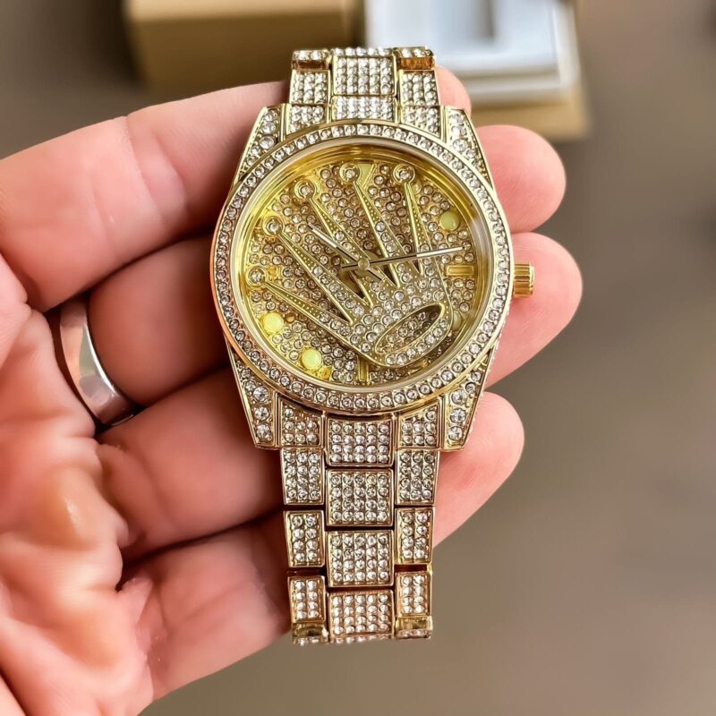 ROLEX LOGO ROTATING GOLD