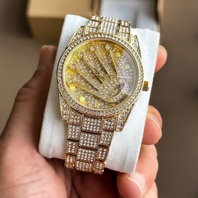 ROLEX LOGO ROTATING GOLD