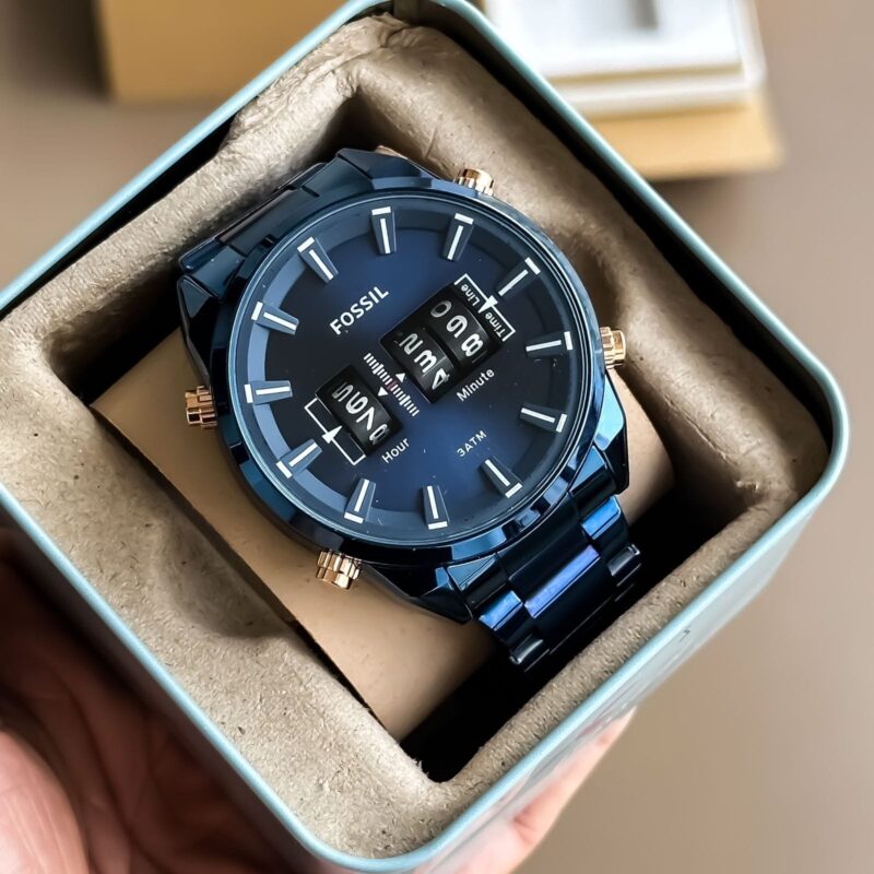 Fossil Drum roller Blue