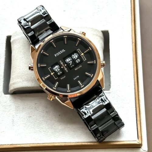 Fossil Drum roller Black