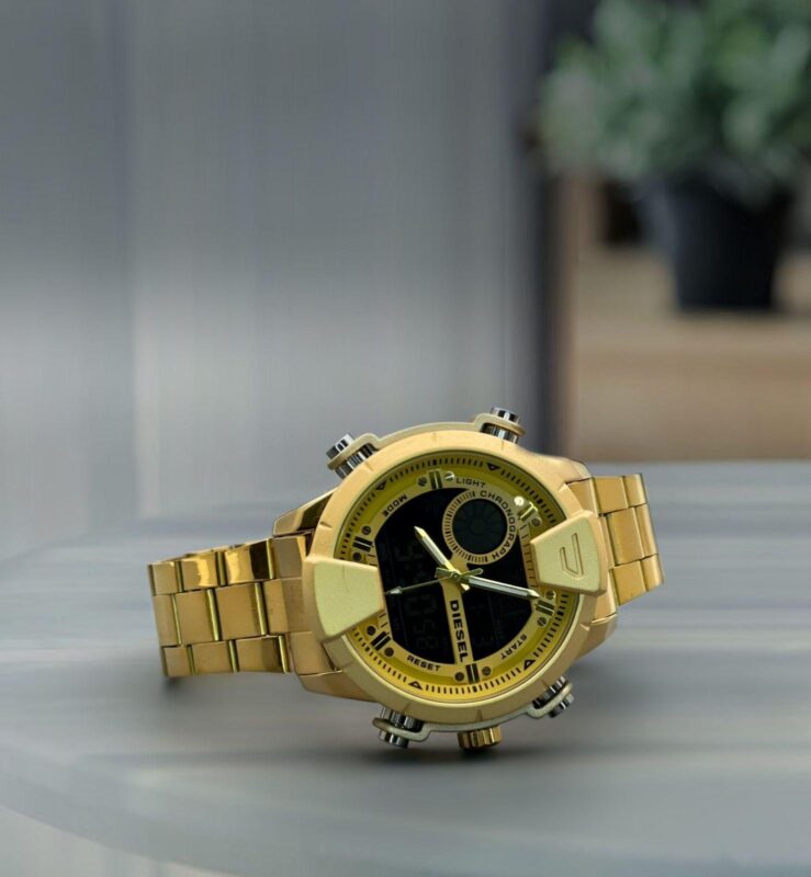 Diesel Digital bar Golden