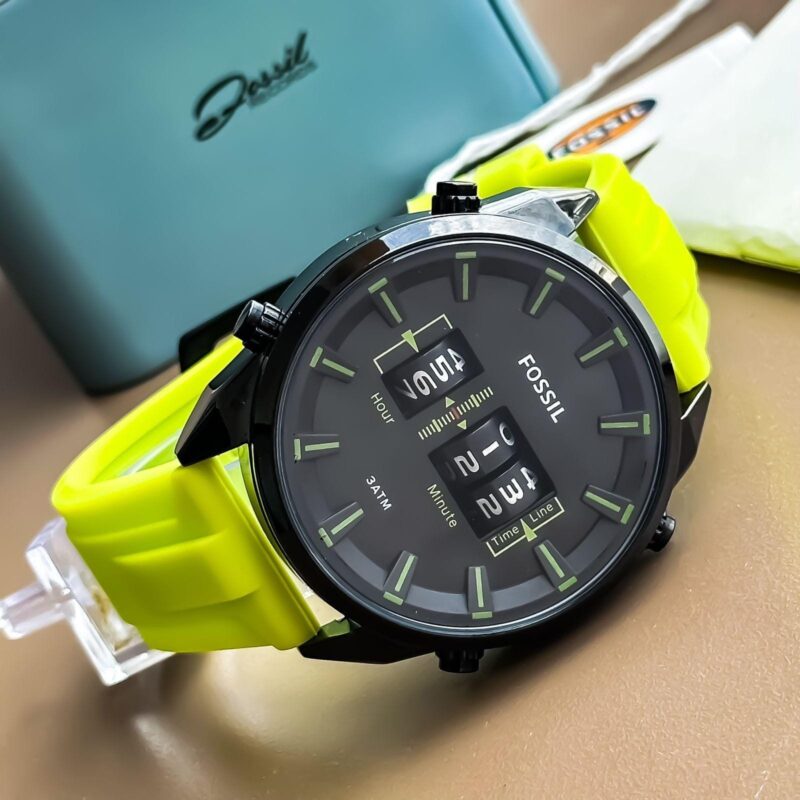 Fossil Drum Roller Neon