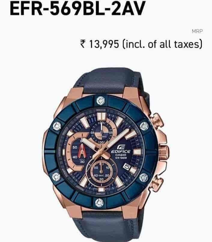 Edifice Casio EFR 569 Blue