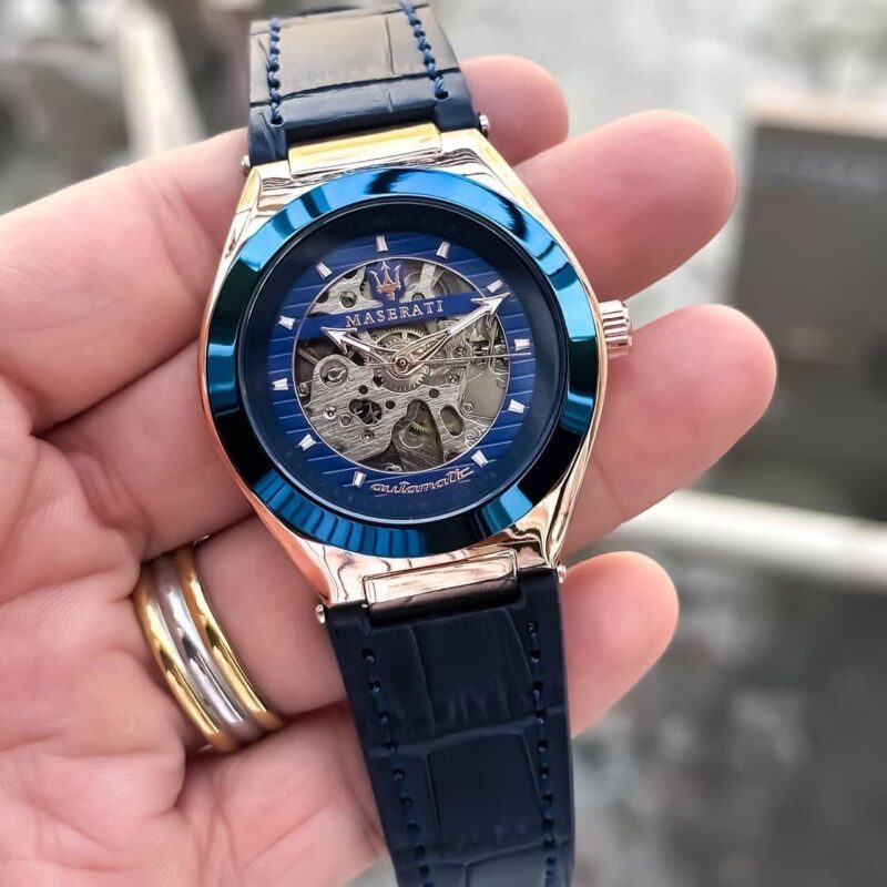Maserati Skeleton Automatic Blue