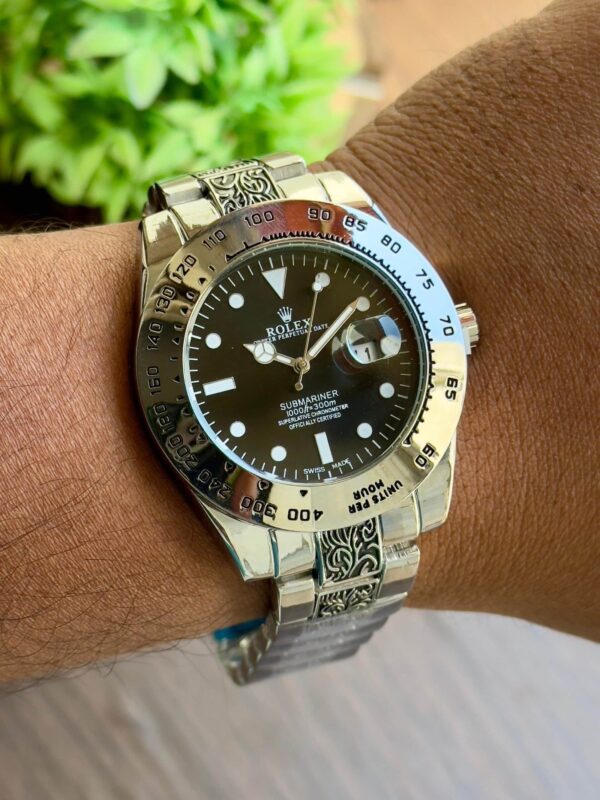 Rolex Submariner Handcrafted Silver