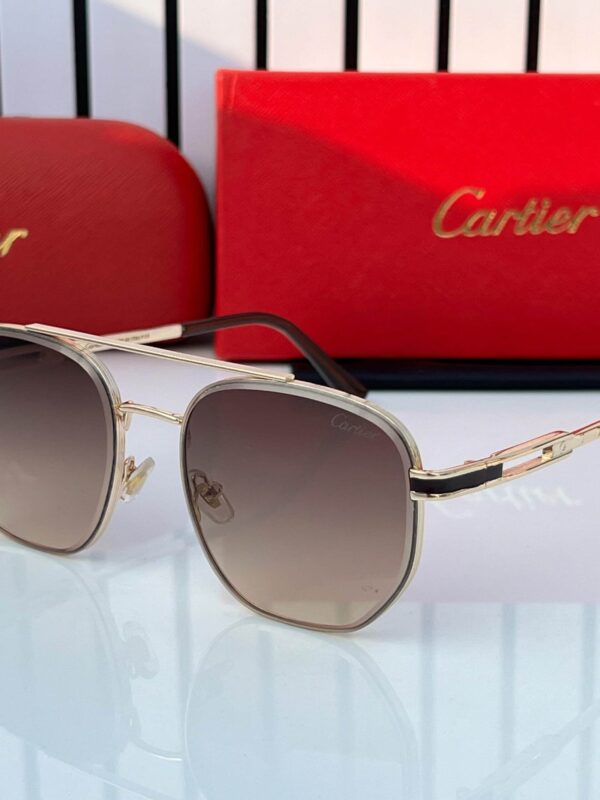 Cartier Sunglass 152 gold brown