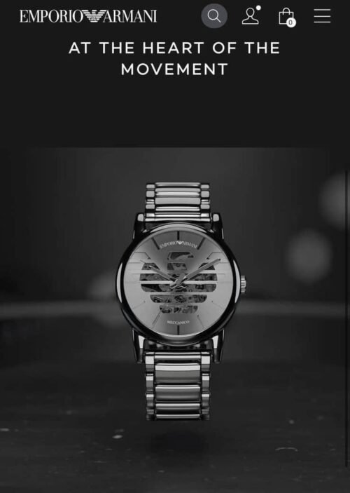 Emporio Armani Meccanico Silver