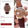 Jacob & Co Brown Strap