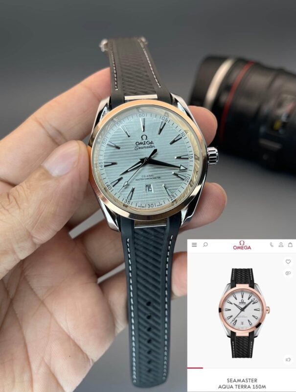Omega Aqua Terra White Dial