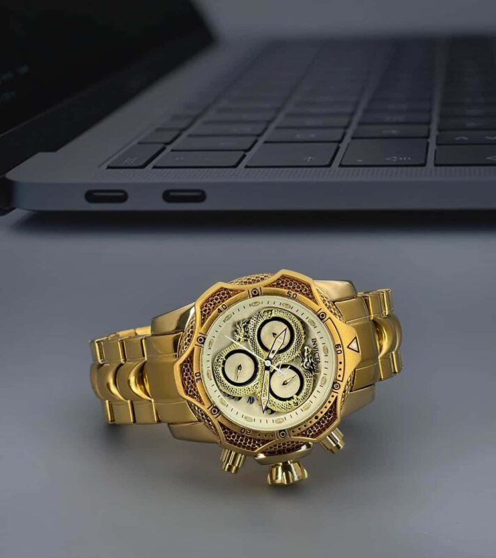 Invicta Venom Chronograph Gold