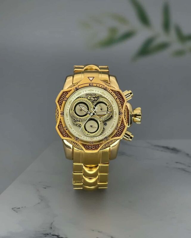 Invicta Venom Chronograph Gold